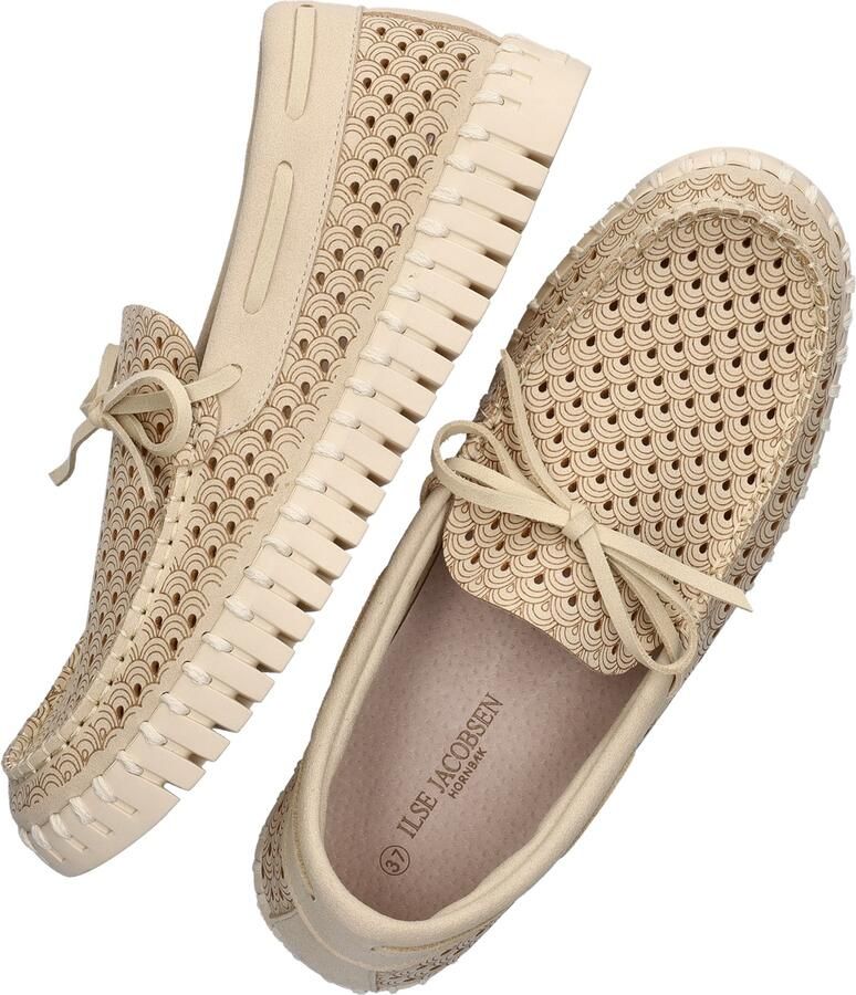 ILSE JACOBSEN Instappers Dames Tulip3074 Maat: 39 Materiaal: Suède Kleur: Beige - Foto 12
