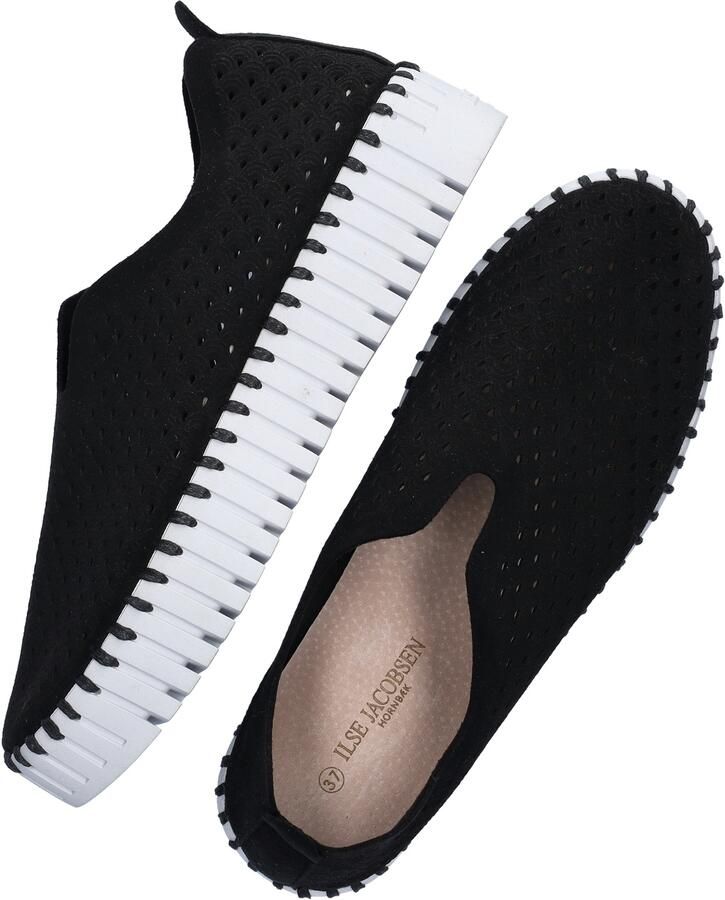 ILSE JACOBSEN Instappers Dames Tulip3373 Maat: 38 Materiaal: Suèdelook Kleur: Zwart - Foto 9