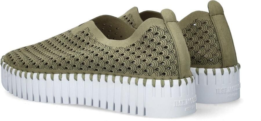 ILSE JACOBSEN Instappers Dames Tulip3373 Maat: 39 Materiaal: Textiel Kleur: Groen - Foto 7