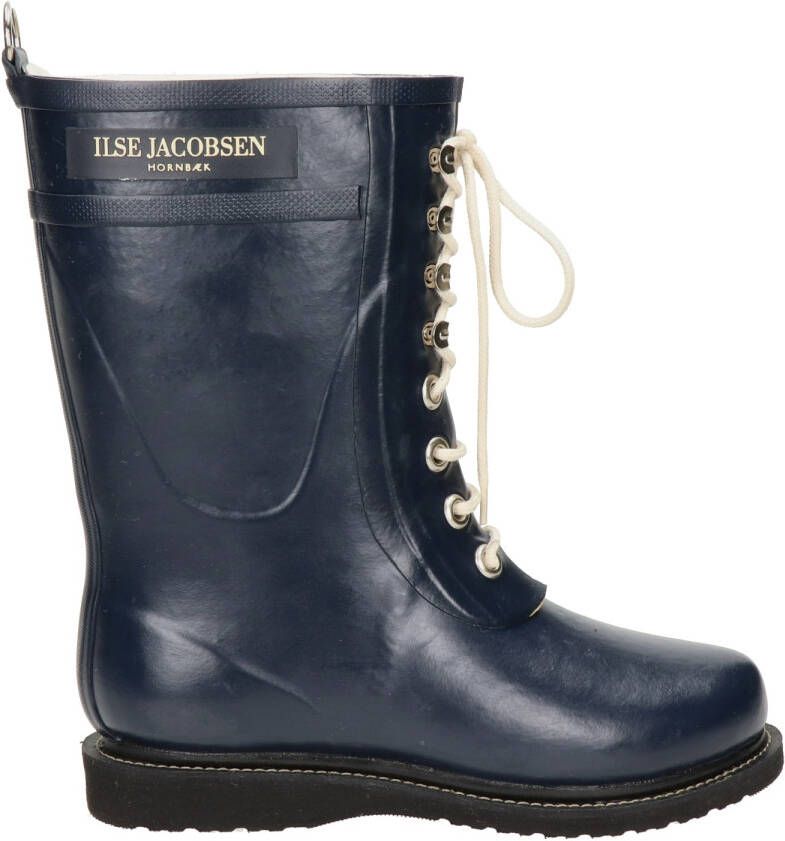 Ilse Jacobsen 3 4 Rubberboot Regenlaars Dames Indigo Blauw