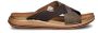Inblu heren slipper Bruin - Thumbnail 2