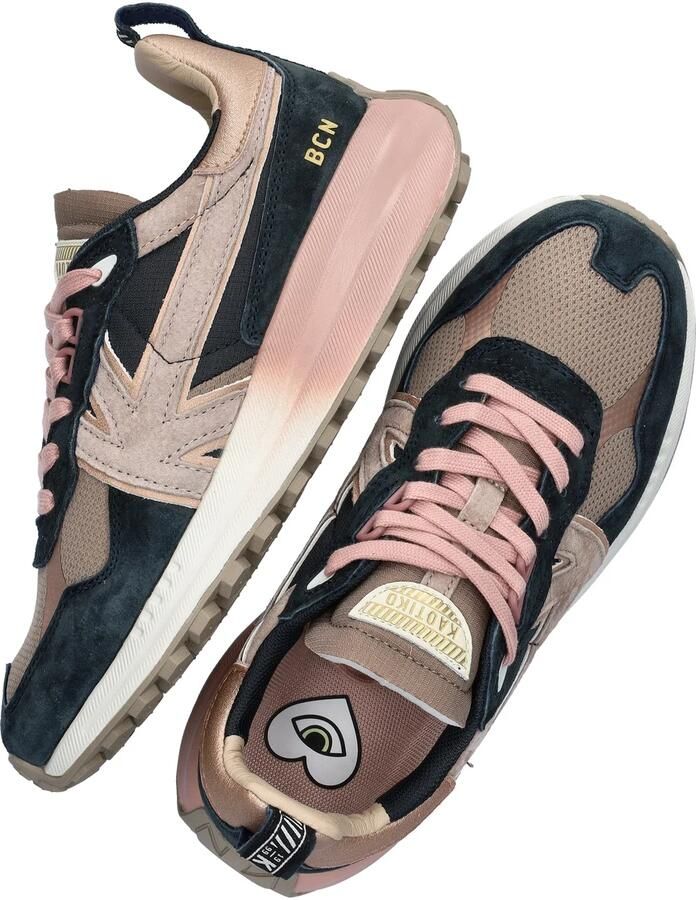Kaotiko Detroit Faded Woman Sneakers Dames Leren Sneaker Multi - Foto 4