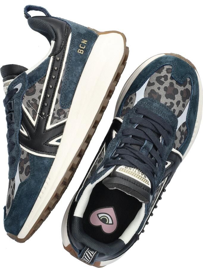 Kaotiko Detroit Glam suède sneakers zwart panter - Foto 3