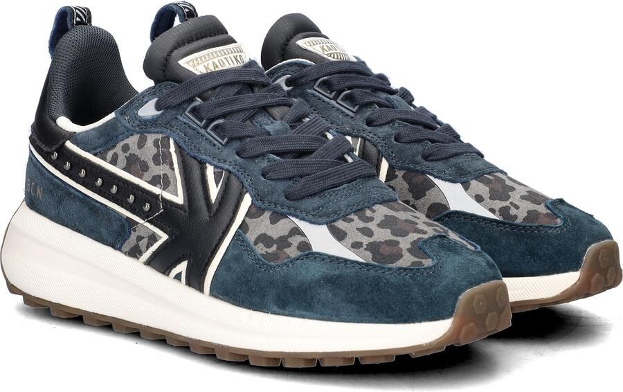 Kaotiko Detroit Glam suède sneakers zwart panter - Foto 4