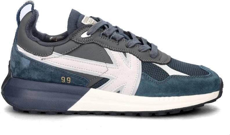 Kaotiko Vancouver Ivy chunky suède sneakers zwart - Foto 2