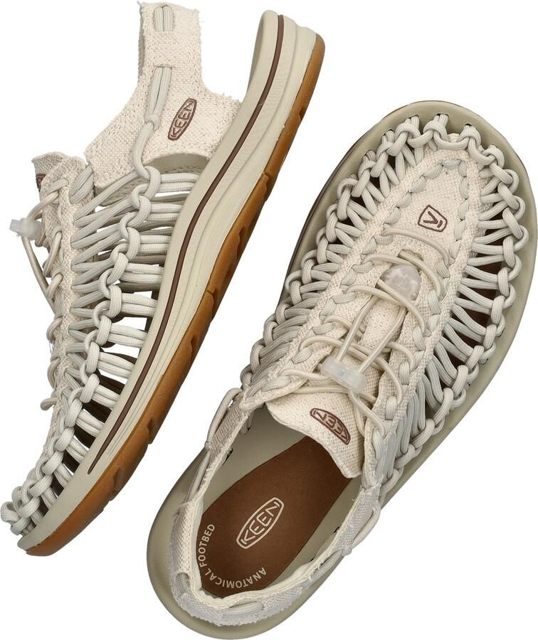Keen Uneek Dames Sandalen Natural Canvas Birch Beige Canvas K1026231 - Foto 3