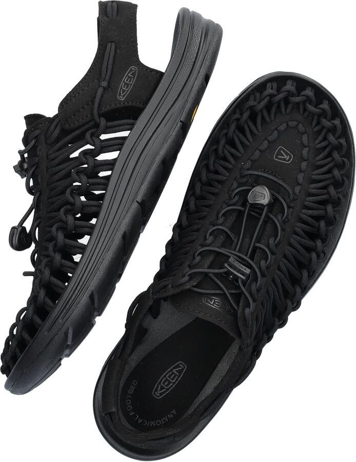 KEEN Sandalen Heren Uneek M Maat: 40 Materiaal: Suède Kleur: Zwart - Foto 11