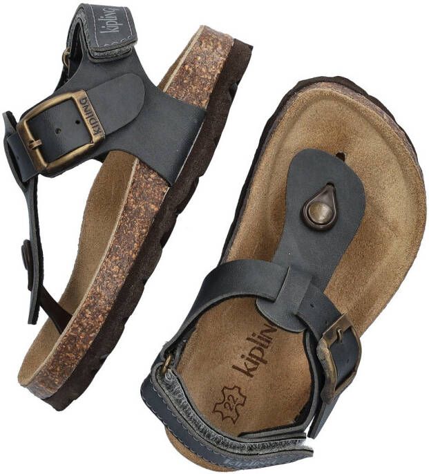 Kipling Juan 3 sandalen grijs Jongens Imitatieleer Effen 32 - Foto 12