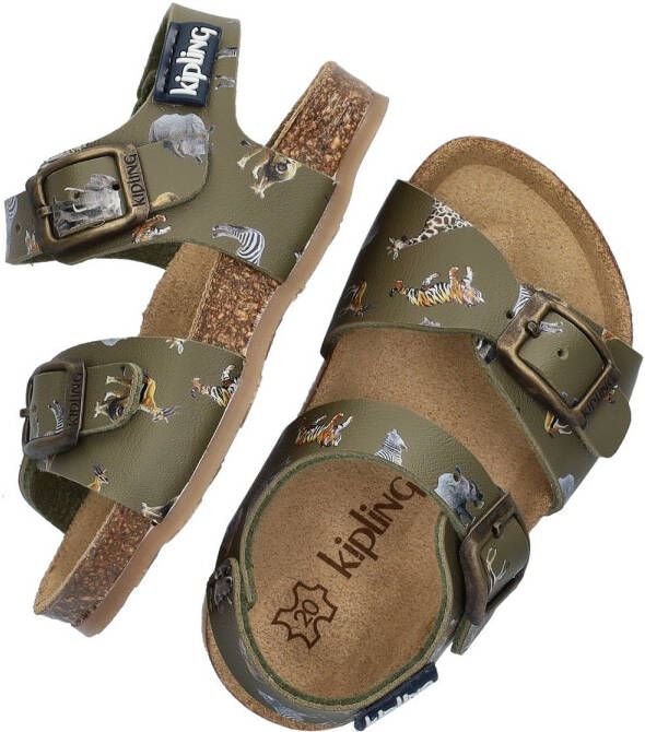 Kipling leren sandalen kaki Groen Jongens Leer All over print 24 - Foto 7