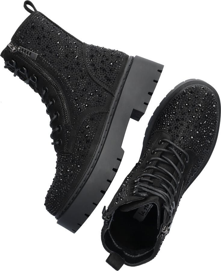 La Strada Bootie zwart met steentjes dames - Foto 4