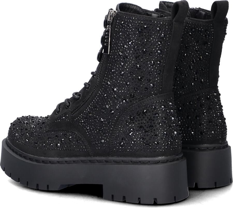 La Strada Loafer zwart met steentjes dames