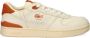 Lacoste T Clip SET Heren Sneakers Wit Oranje - Thumbnail 2