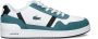 Lacoste T-Clip Heren Sneakers Wit Groen - Thumbnail 4