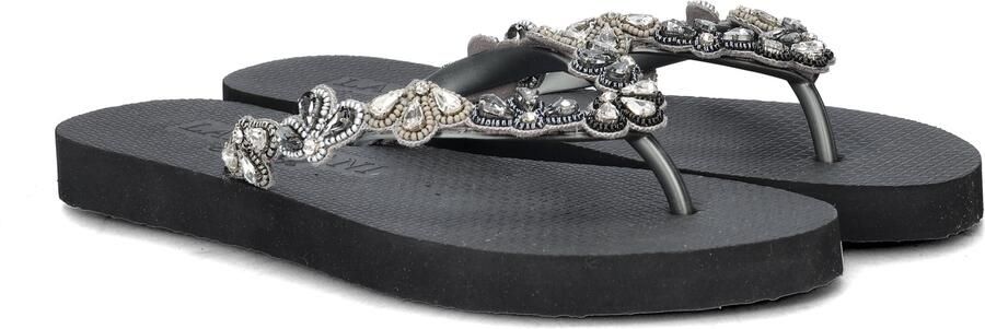 Lazamani Beach dames teenslipper Zwart - Foto 5
