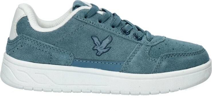Lyle & Scott suède sneakers blauw Jongens Suede Effen 31 - Foto 5