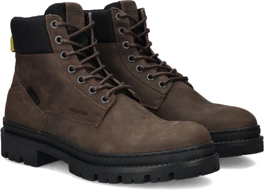 Lyle & Scott Verfijnde Militaire Stijl Laarzen Brown Heren - Foto 5