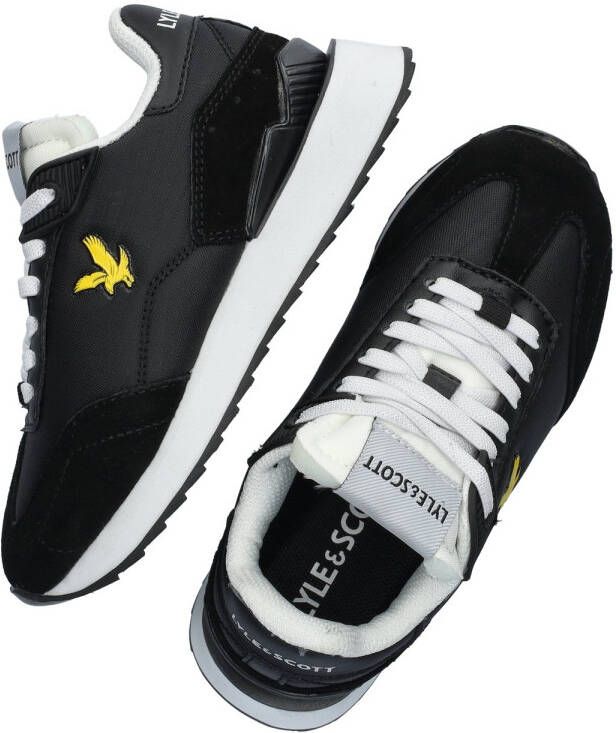 Lyle & Scott Wrath sneakers zwart Jongens Textiel Logo 31 - Foto 4