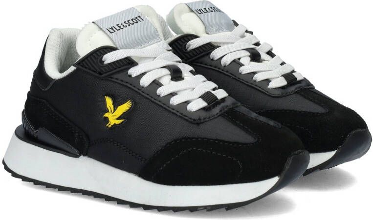 Lyle & Scott Wrath sneakers zwart Jongens Textiel Logo 31 - Foto 3