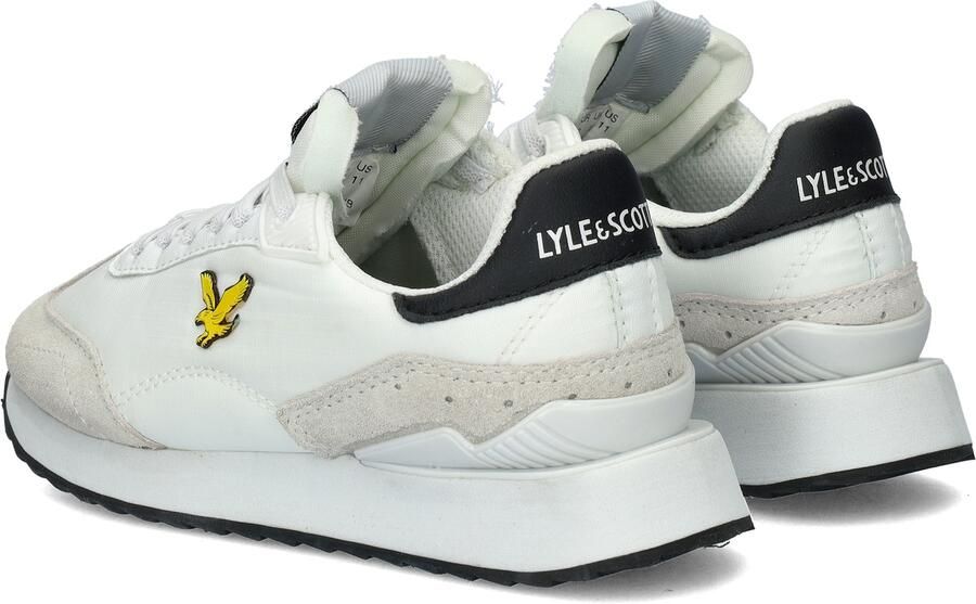 Lyle & Scott Wrath sneakers wit Jongens Textiel Logo 30 - Foto 3