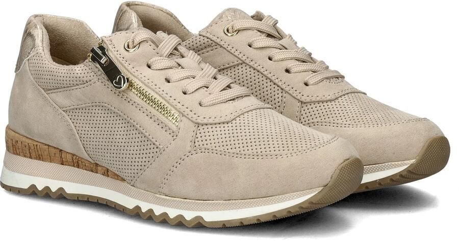 Marco Tozzi Sneakers met sleehak vrijetijdsschoen lage schoen veterschoen in vegan uitvoering - Foto 16