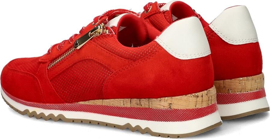 Marco Tozzi Sneakers met sleehak vrijetijdsschoen lage schoen veterschoen in vegan uitvoering - Foto 8