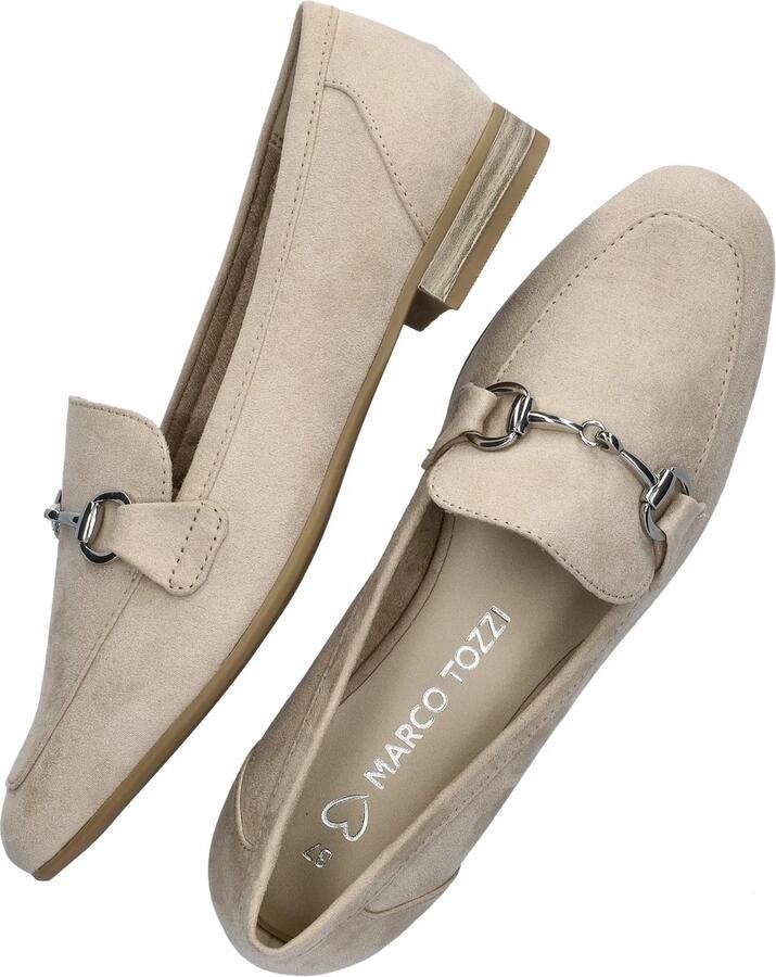 Marco tozzi Beige Suedine Loafer voor Dames Beige Dames - Foto 17