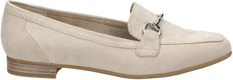 Marco Tozzi suède loafers beige - Foto 2