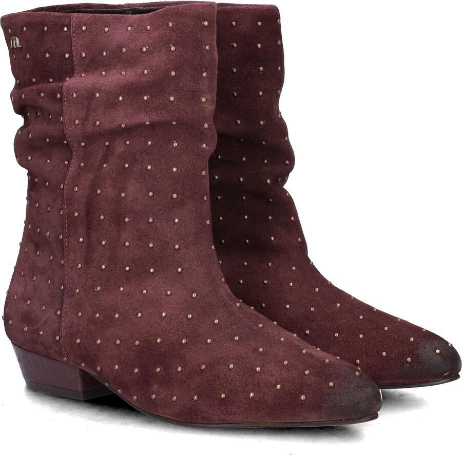 Maruti Dames Enkellaars Amina Studs Burgundy Bordeaux - Foto 7