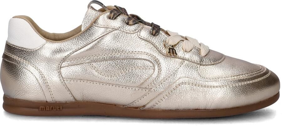 Maruti Elena Sneakers Dames Leren Sneaker Goud - Foto 4