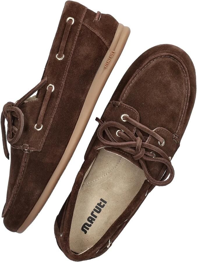 Maruti Eliza Suede Brown damessloafer Tijdloos & comfortabel Bonne Shoe - Foto 5