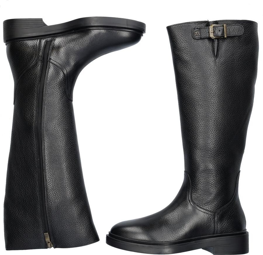 Maruti Farah Laarzen Leer Dames Zwart - Foto 4