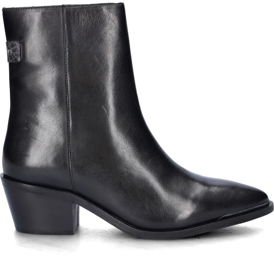 Maruti Maria Enkellaarsjes Enkelboots met rits Dames Zwart - Foto 4