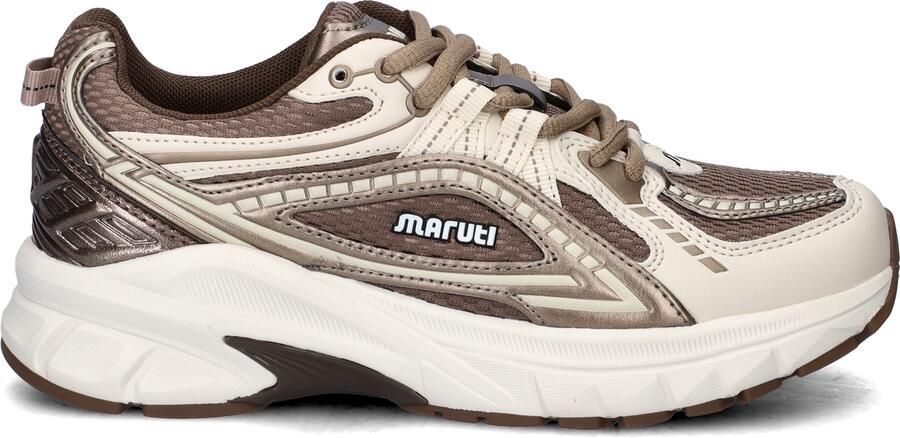 Maruti Nola Leather Offwhite V78 Sneakers Bruin Brons Wit Leer en Mesh Dames Bruin Brons Wit - Foto 10