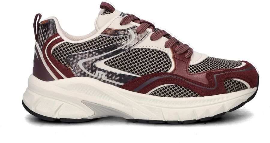 Maruti Novi Leather Bordo Dames sneaker met uitneembaar voetbed - Foto 9