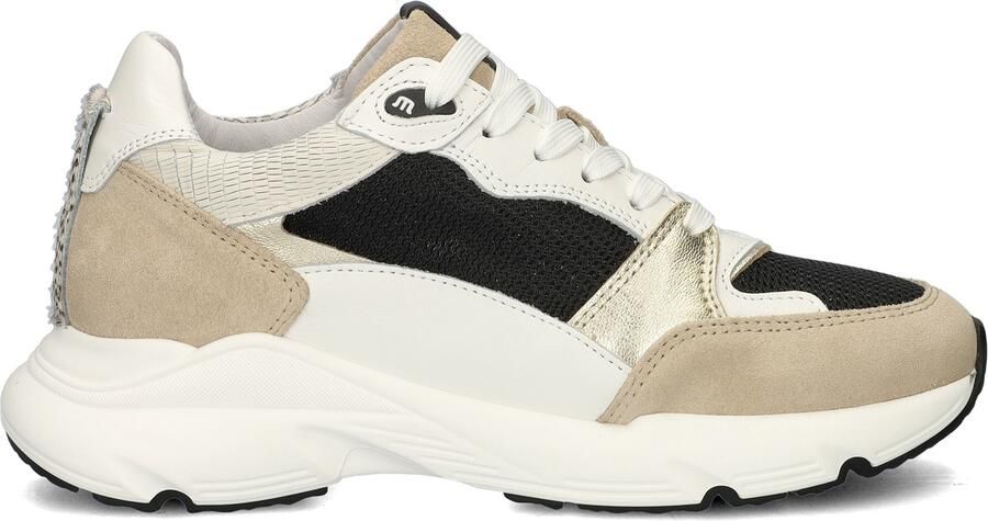 Maruti Raven beige black white Zwart Leer Lage sneakers Dames - Foto 2