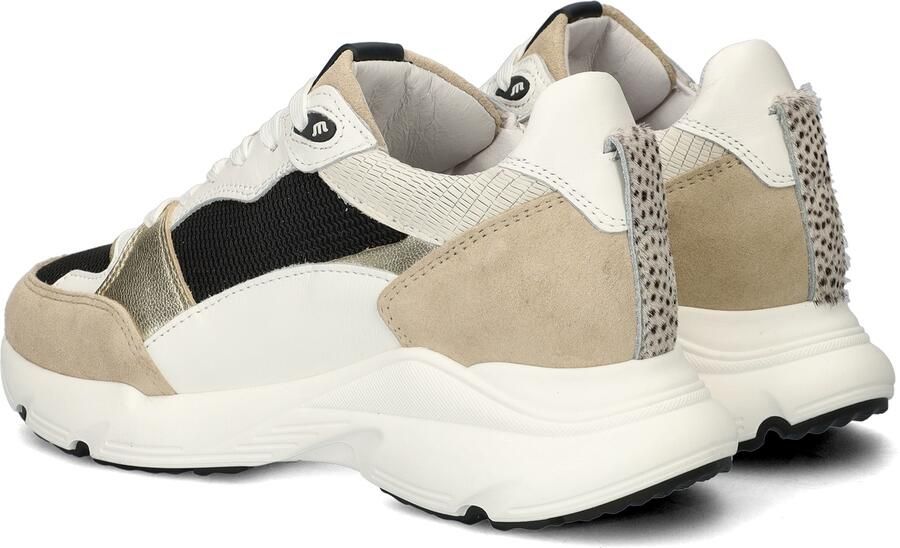 Maruti Raven beige black white Zwart Leer Lage sneakers Dames - Foto 4
