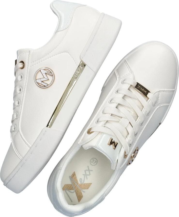 Mexx Lage Helexx Sneakers Wit Leatherlook White Dames - Foto 6