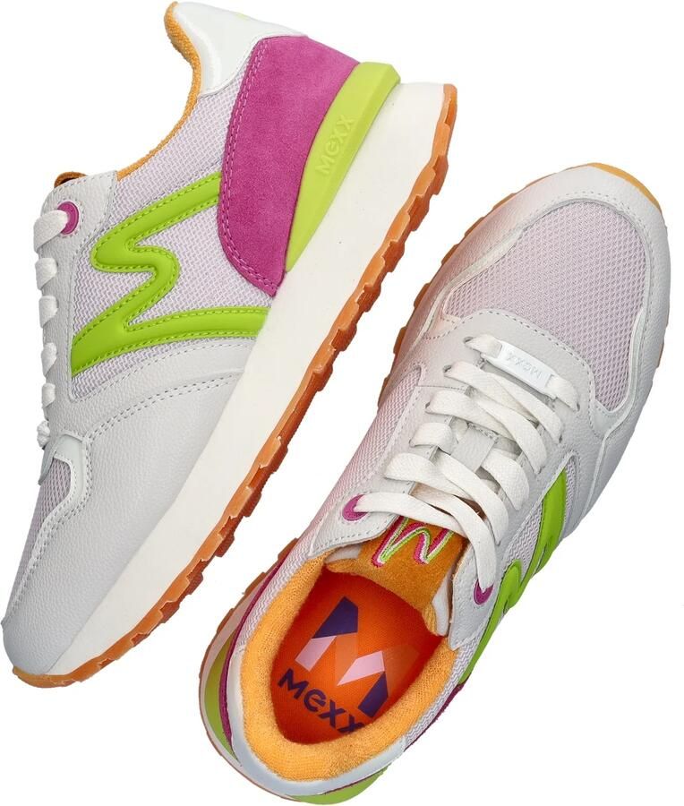 Mexx Kleurrijke Lage Top Juju Sneakers Multicolor Dames - Foto 7