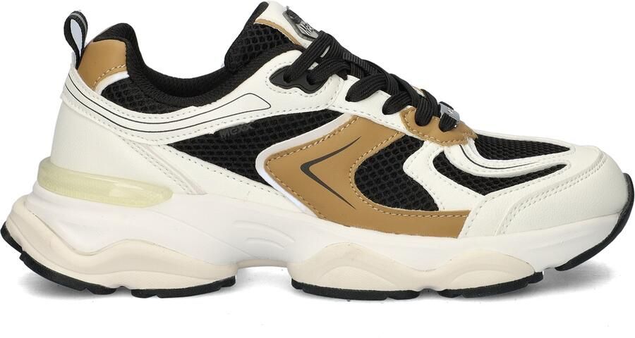 Mexx Bruin en Wit Lage Sneakers Multicolor Dames - Foto 5
