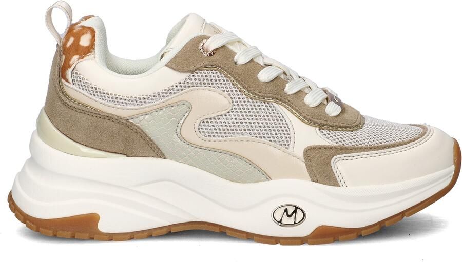 Mexx Dames Lage sneakers Palma Ora Beige Textiel - Foto 4