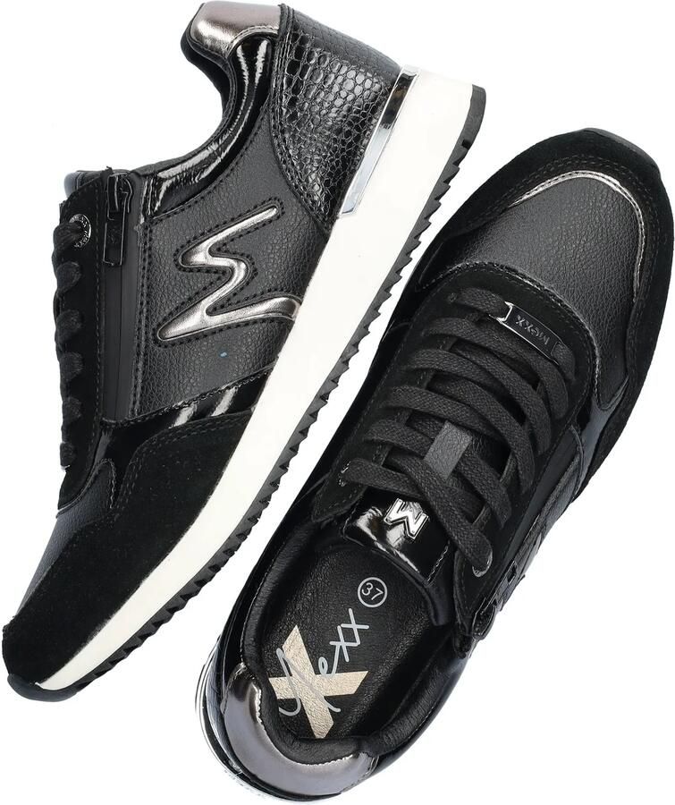 Mexx Sneaker Parfait Kitsch Black grijs Vrouwen Zwart gun Metal - Foto 3