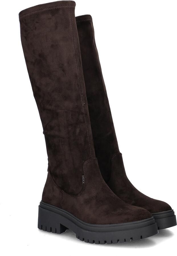 Mexx Phaedre Keto imitatieleren laarzen met profielzool donkerbruin - Foto 14