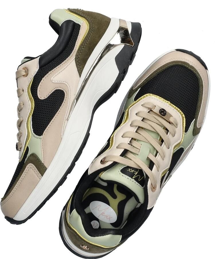 Mexx Sneaker Pippin Love Gebroken Wit zwart Vrouwen Off Wit zwart - Foto 3