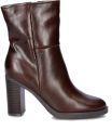MEXX Industries MEXX VERY TEAGU Enkellaars met Hak-Donker Bruin - Donkerbruin