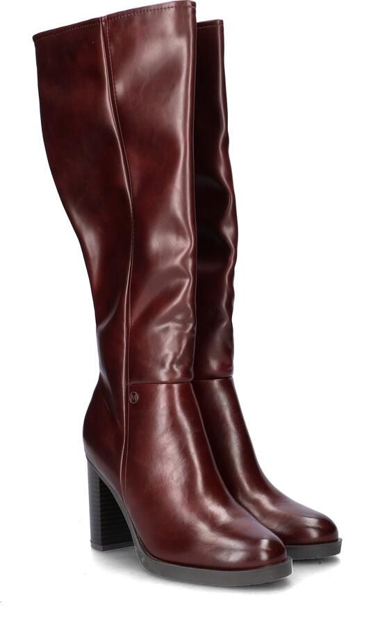 Mexx VINITA TEAGU Hoge Laars met Hak-Burgundy Rood - Foto 9