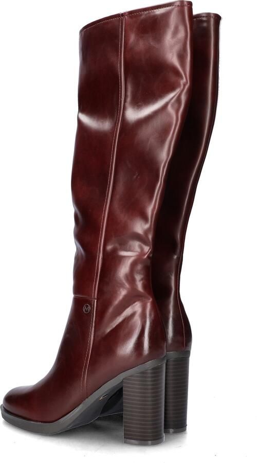 Mexx VINITA TEAGU Hoge Laars met Hak-Burgundy Rood - Foto 10