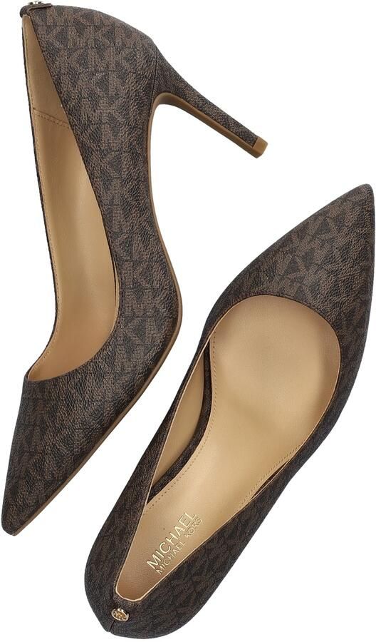 Michael Kors Alina Flex Pump Dames Hak Bruin - Foto 5