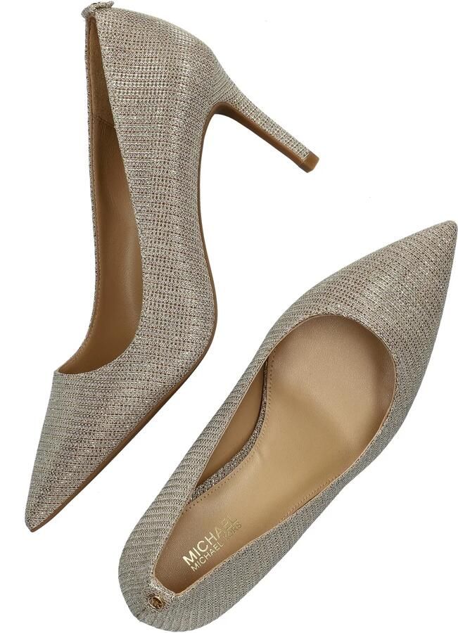 Michael Kors Elegante Hakken Vegan Lederen Schoenen Yellow Dames - Foto 6