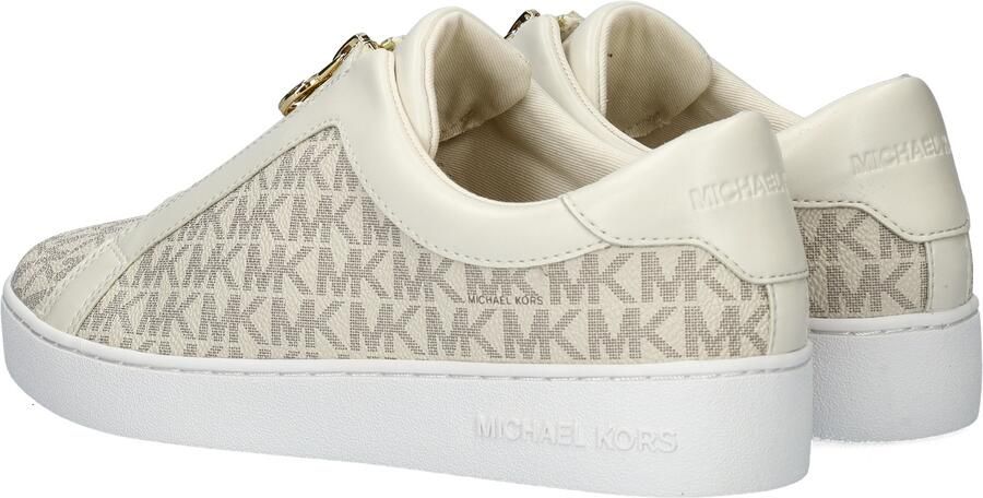 Michael Kors Dames Sneakers Keaton Zip Slip On Vanilla Beige - Foto 10