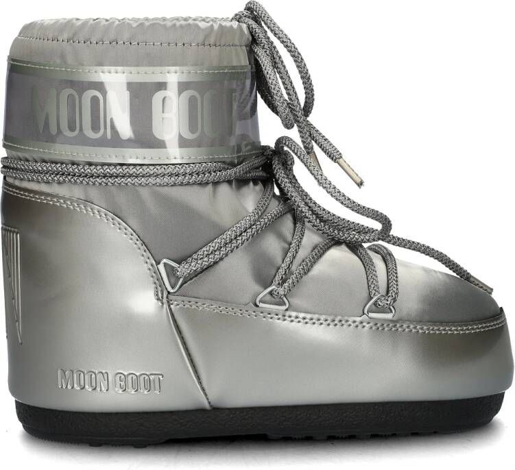Moon boot Icon Low Glance snowboot met waterafstotende coating en metallic finish - Foto 4